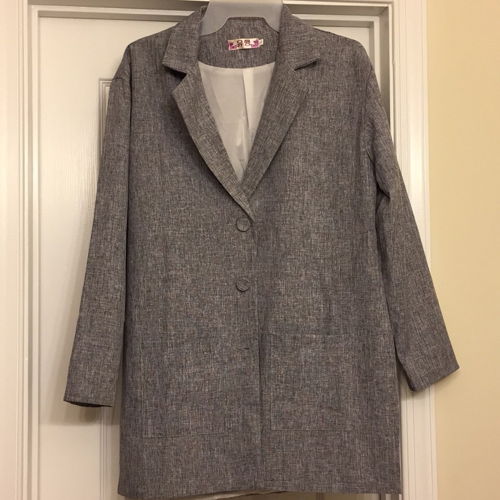 Grey office jacket size light weight